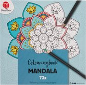 Decotime Mandala kleurboek voor Volwassenen met 72 kleurplaten
