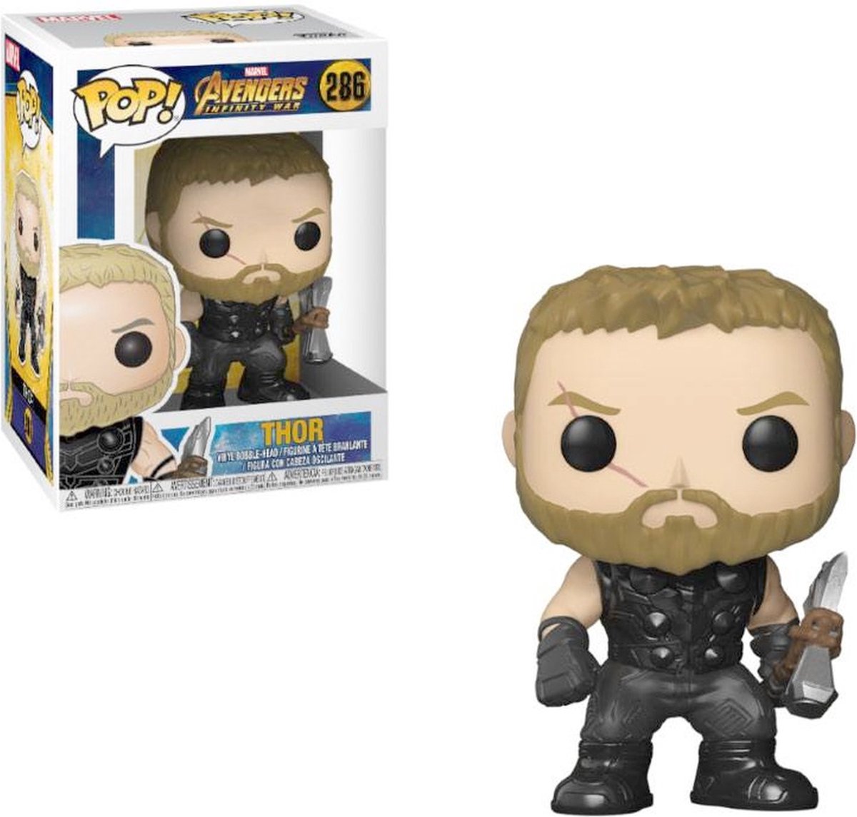 Funko Pop! Avengers Infinity War Thor - #286 Verzamelfiguur — afbeelding 3