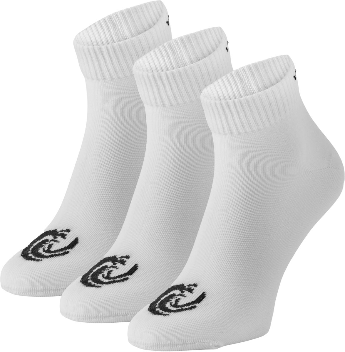 Vinnie-G Quarter Sokken Wit - 3 paar Witte Enkel sokken - Unisex - Maat 43/46