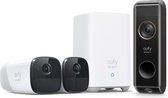 eufy Security - eufyCam 2 Pro set met 2 camera's + Video Doorbell Dual Camera S330 - Bundelvoordeel