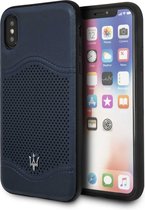 iPhone X hoesje Maserati - marineblauw