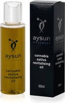 Sativa Revatilising olie 100 ml Aysun Wellness - Geel - Olie - Zorgt voor een uitstekende huidrevitalisatie
