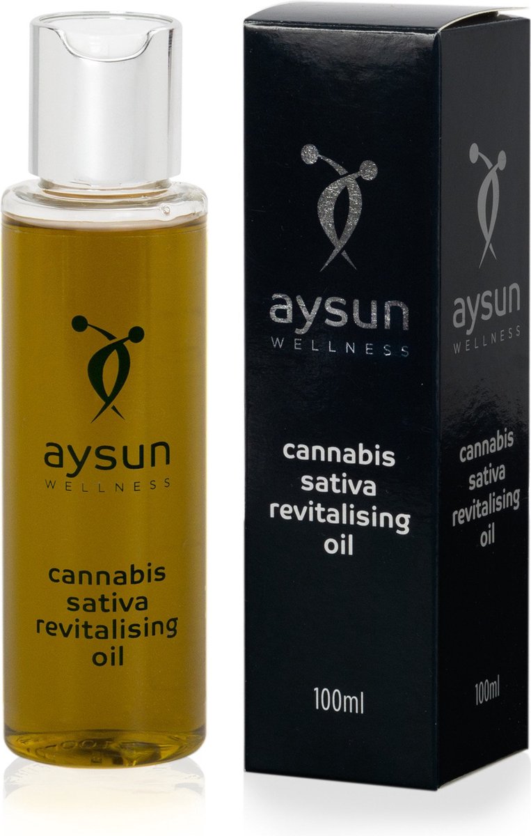Goedkoopste Sativa Revatilising olie 100 ml Aysun Wellness - Geel - Olie - Zorgt voor een uitstekende huidrevitalisatie