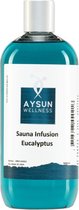 Infusion Sauna Eucalyptus 500 ML Aysun Wellness - Vert - Liquide - Un parfum doux, naturel, frais et aide à votre respiration