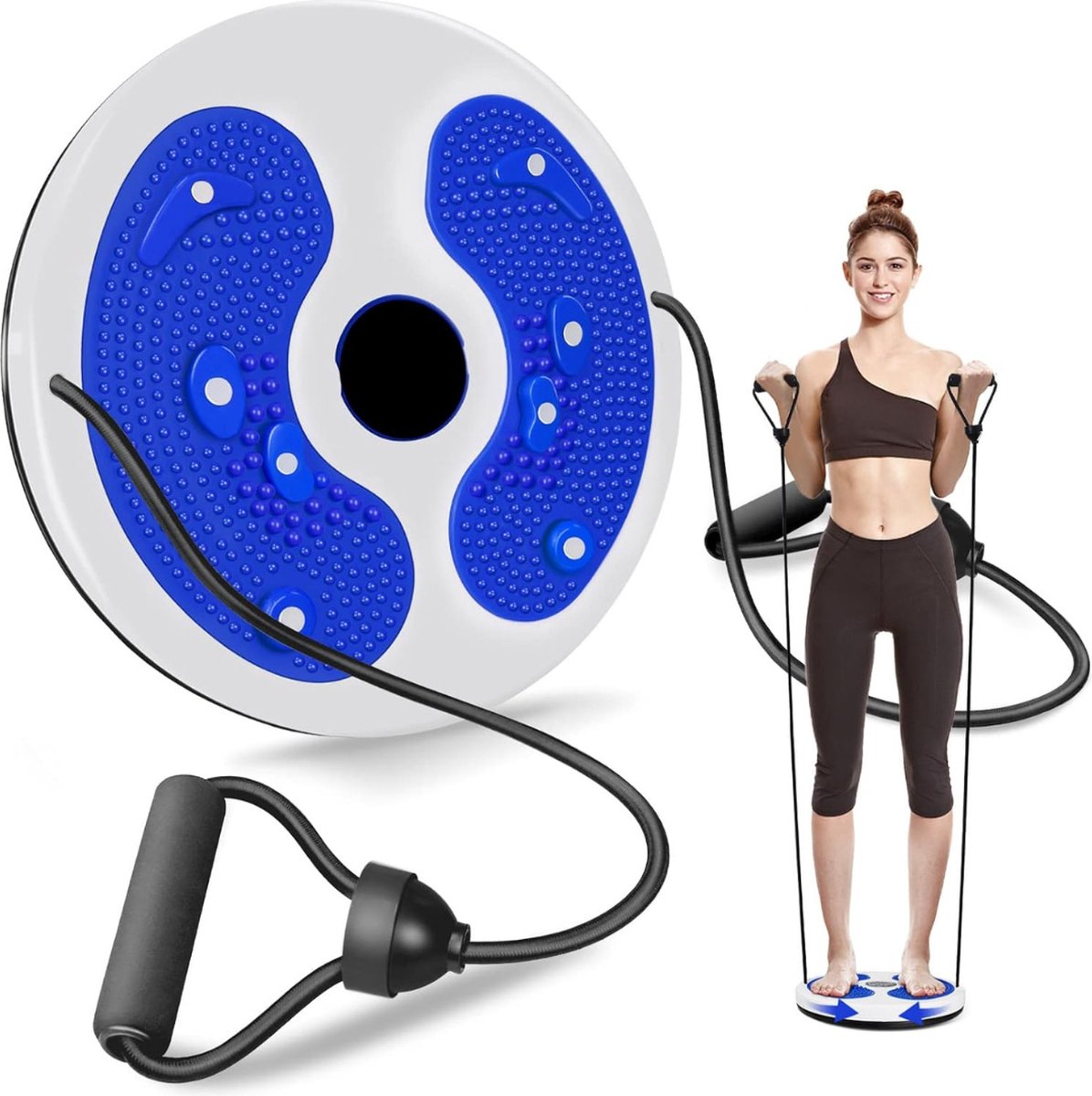 Goedkoopste Waist Trainer - Waist Shaper - Makkelijk Afslanken - Roterende Schijf - Multifunctioneel - Veilig En Duurzaam - Voor Volwassenen