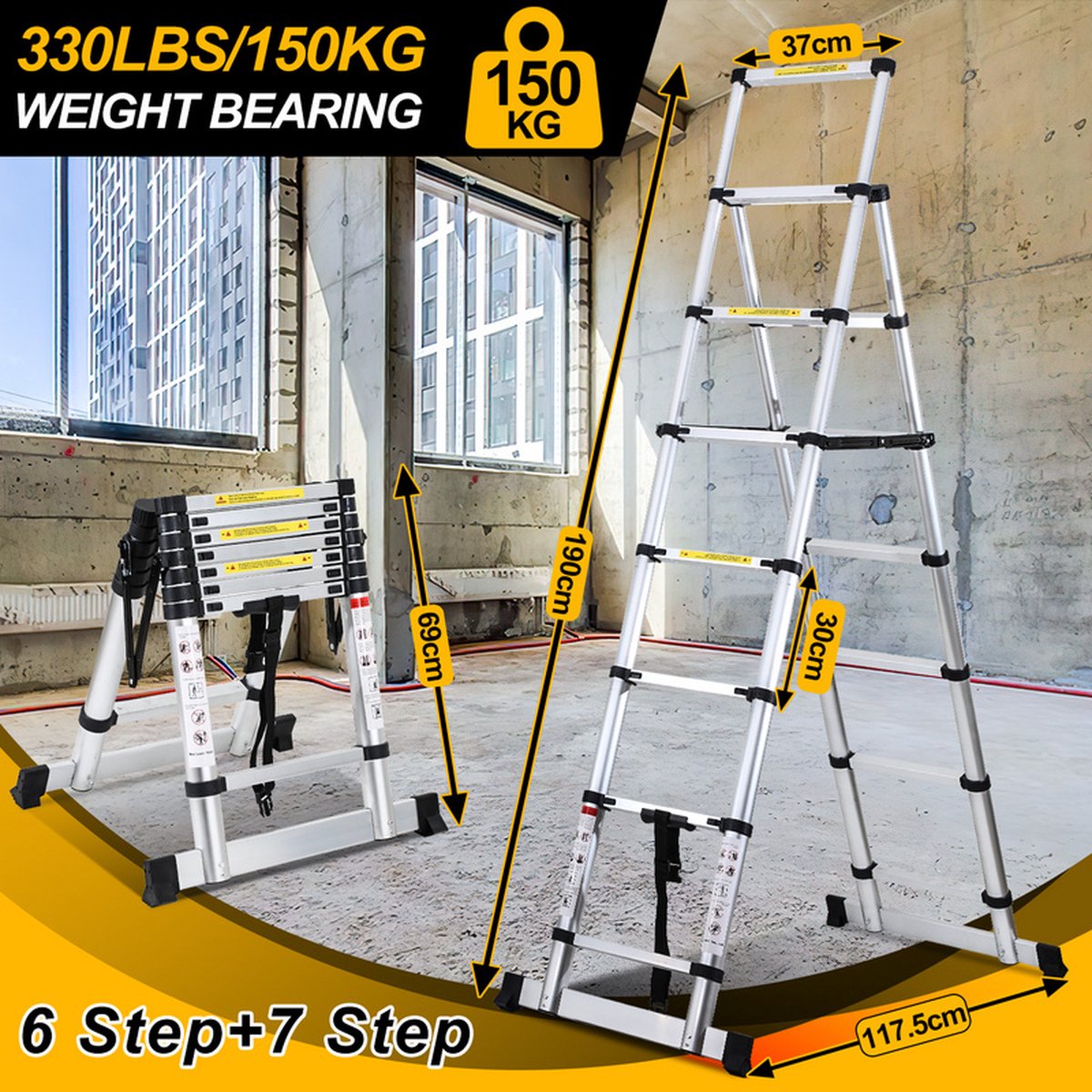 Laddervoet / Ladderdop 60 mm | (Vervangings-)Onderdelen voor ladders en trappen