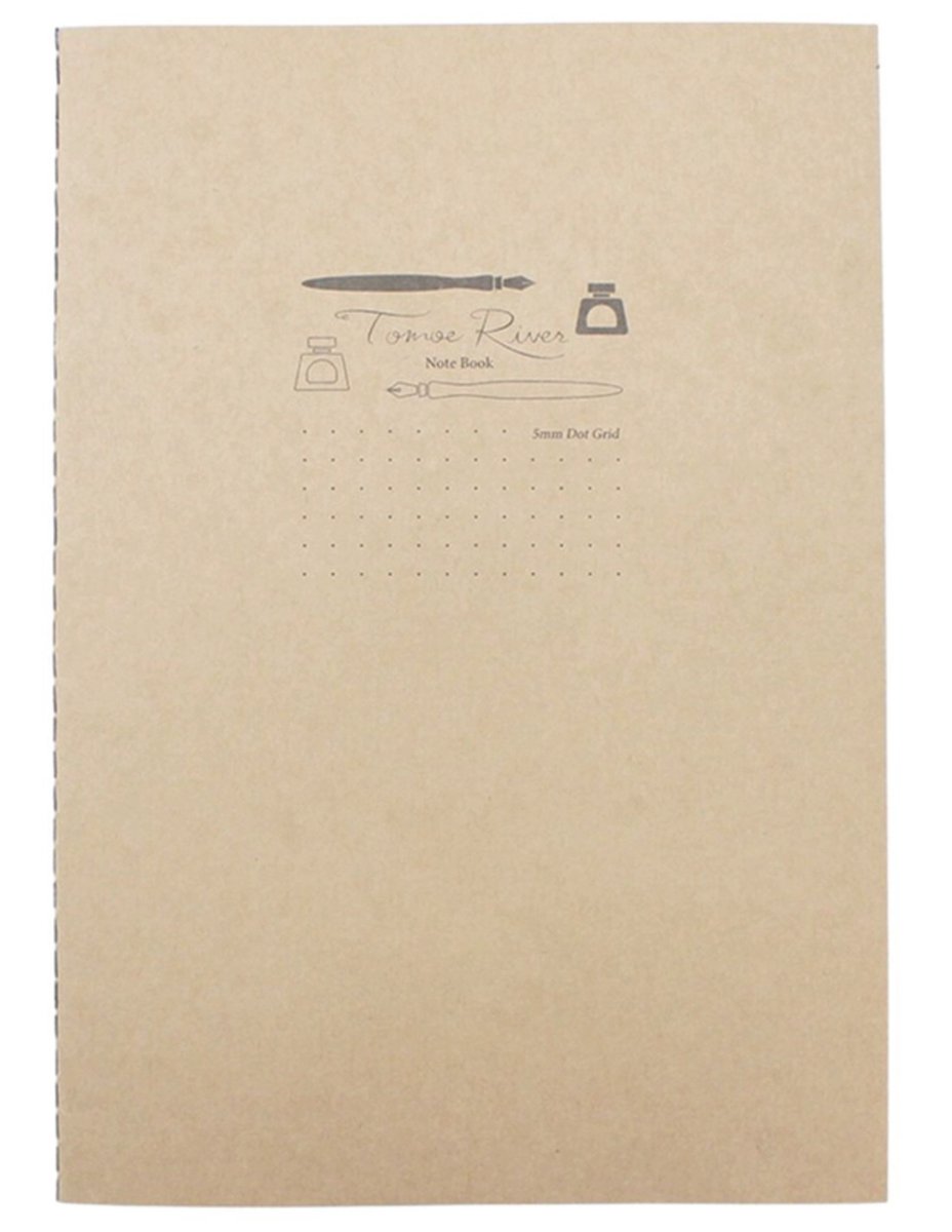 TOMOE RIVER FP Medium Sewing Notebook 52g/ White, 64 Pages, Dotted