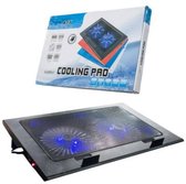 Laptop Standaard Met Koeling - Laptop Cooler - 12" - 17 Inch - Verstelbaar - 5 Ventilators - Laptop Standaard - Laptop Koeler - Cooling Pad