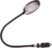 Mamba II Flexibele LED-leeslamp Zwart m. 12V Plug