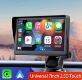 Navigatiesysteem 7 Inch – 2023 Model - Geschikt voor Apple Carplay (Draadloos) en Android Auto - Universeel -