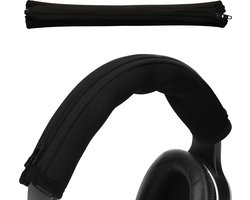 kwmobile cover voor koptelefoon hoofdband - geschikt voor Beats Studio 3 Studio2 / Solo 3 Solo 2 - Koptelefoon band hoes van neopreen - In zwart