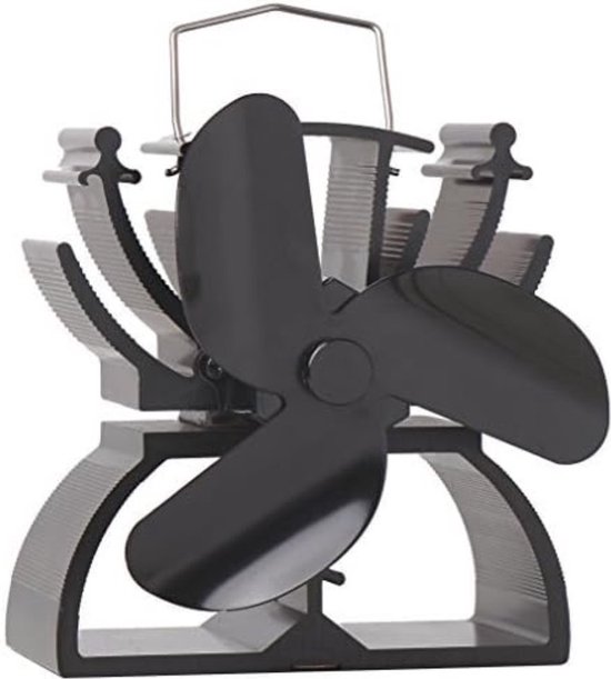 ViveLux® Kachelventilator Voor Houtkachel - Ecofan - Zonder Stroom - Haardventilator