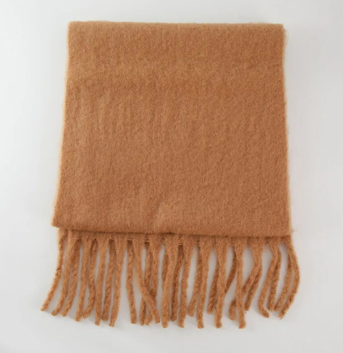 Sjaal Camel / Fluffy sjaal met franjes / chunky fluffy scarfs / accessoires dames Sjaal / wintersport / fluffy sjaal / fluffy scarf