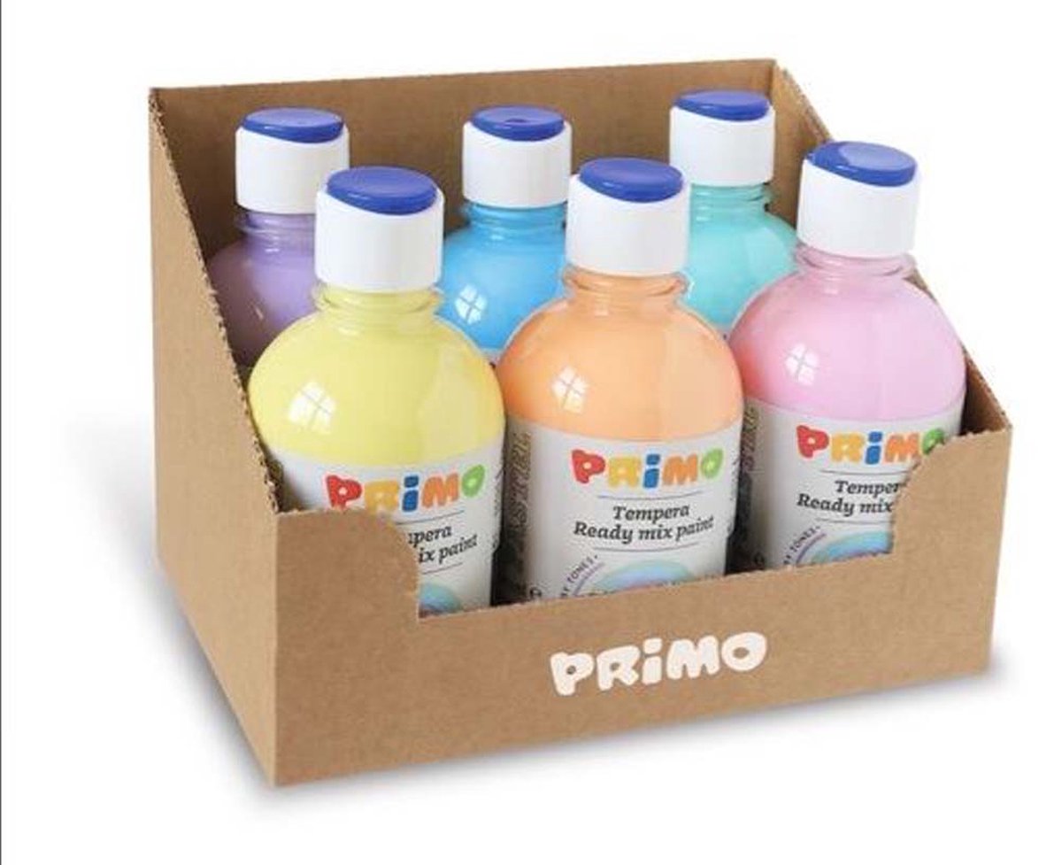 PRIMO Display plakkaatverf pastel in fles (6x 300ml)