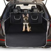 Kofferbakbescherming voor hond - Universele Antislip Autolaars Hondendeken met Zijbescherming en Bumperbescherming, Waterdicht en Aangroeiwerende, Gemakkelijk Schoon te Maken - Zwart