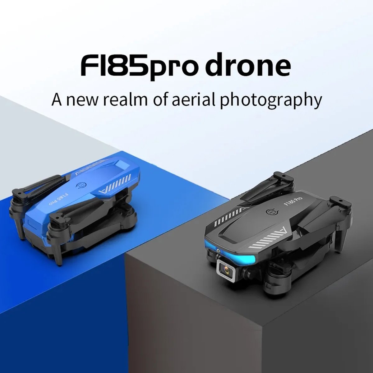 Drone ZFR F185 Pro, Semi-professionnel, Avec Dual caméra 4K HD, Comprend  un étui de