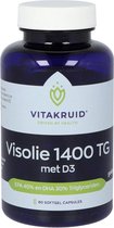 Vitakruid Visolie 1400 TG met D3 - 60 softgels