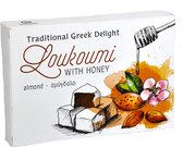 Melissokomiki Dodecanesse Loukoumi met honing en Amandelen | Geniet van Hemelse Zoetheid | Authentieke Griekse Lekkernij (150g)