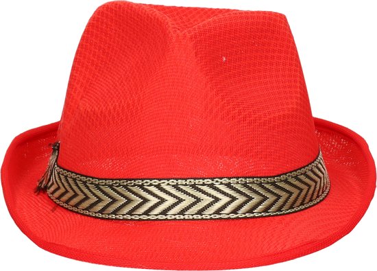 DongBao Panama Hut Mafia Gangster Herren Fedora Trilby Bogart Hut Herren 1920s Gatsby Mütze