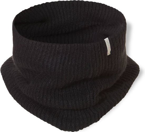 NOMAD® Turoa Colsjaal Dames Zwart | Winter Warm & Zacht | Gebreide Wolmix