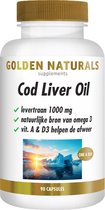 Golden Naturals Cod Liver Oil (90 softgel capsules)