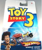 Véhicule moulé sous pression Wheelin Woody Toy Story 3