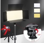 LuminexPro U600- studiolamp - fotografie accessoires - statief. 75-2.1 meter hoog - beter dan ringlamp - bluetooth afstandbediening - softbox studiolamp 3200k tot 5600k - 40 W - mini statief - Studio lamp