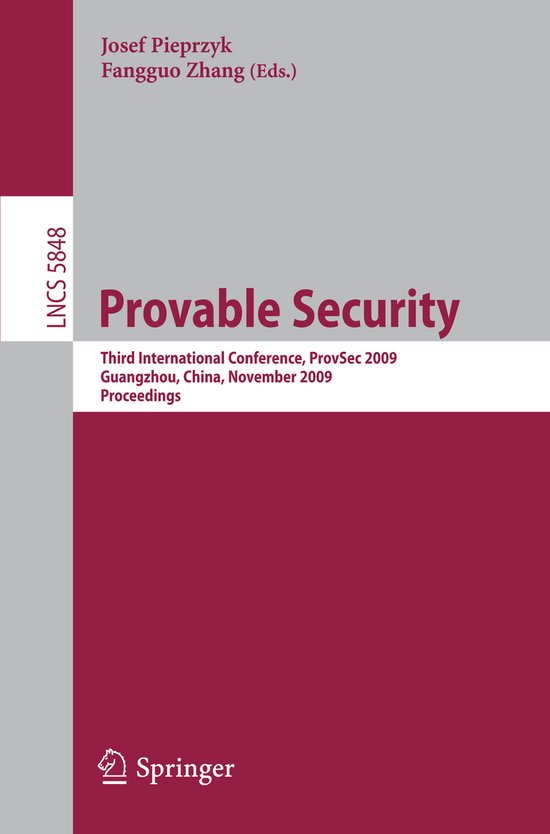 Provable Security - cover