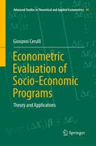 Advanced Studies in Theoretical and Applied Econometrics- Econometric Evaluation of Socio-Economic Programs