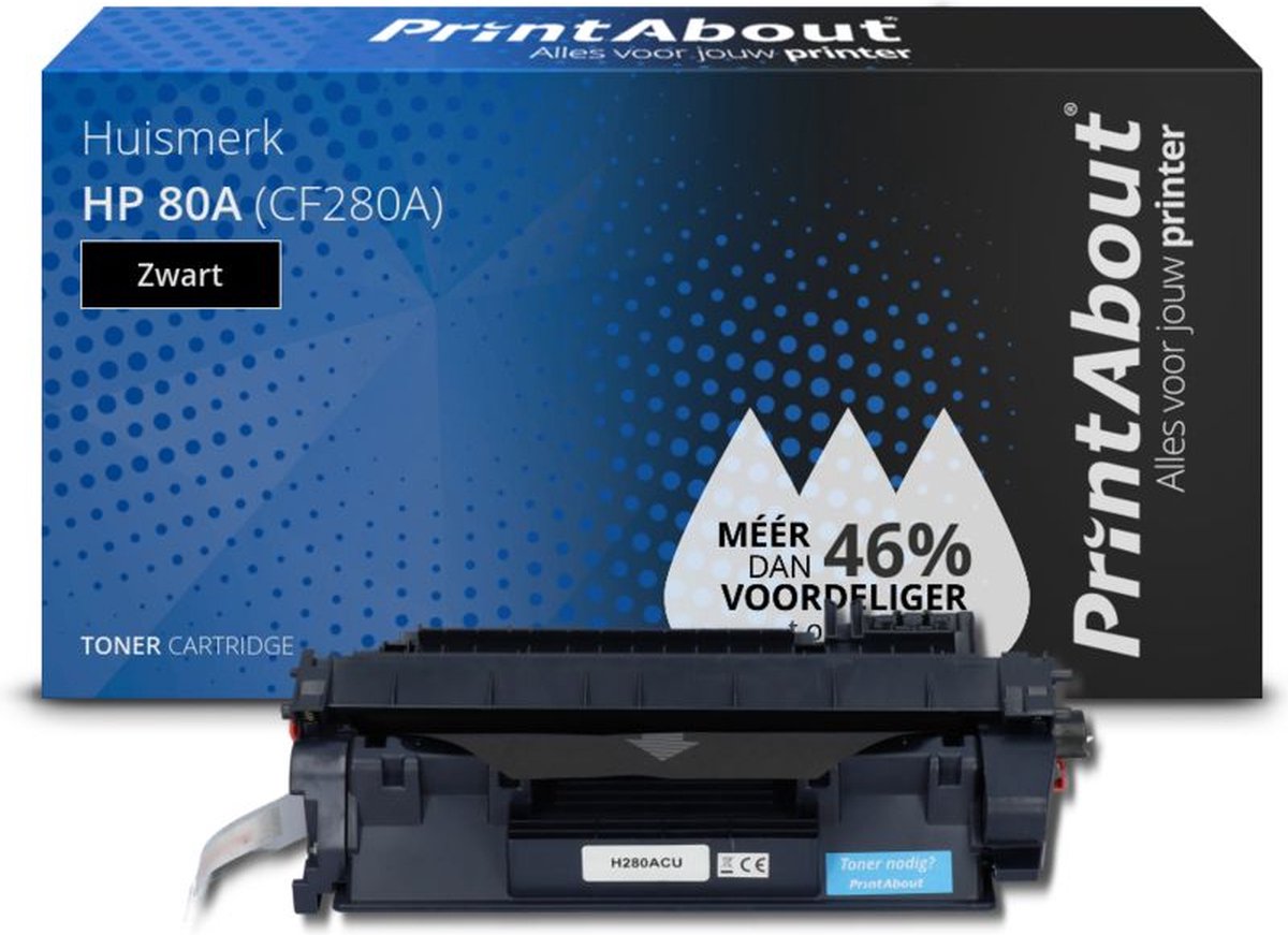 PrintAbout HP 80A (CF280A) toner zwart