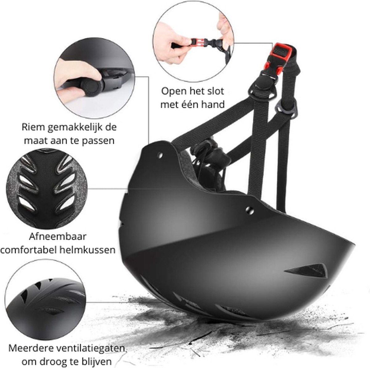 KAMUGO Enfants Casque de vélo pour Les âges 2-8 garçons avec Filles équipement de Protection de Sport Genou coude Poignets pour Skateboard vélo Scooter Patins Ligne (Blue