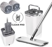 Clean PRO - Dweil - Dweilsysteem - Dweilen & vloerwissers - Vloerwisser - Emmer met wringer - Mop