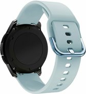 By Qubix 22mm - Siliconen sportband - Lichtblauw - Huawei Watch GT 2 - GT 3 - GT 4 (46mm) - Huawei Watch GT 2 Pro - GT 3 Pro (46mm)