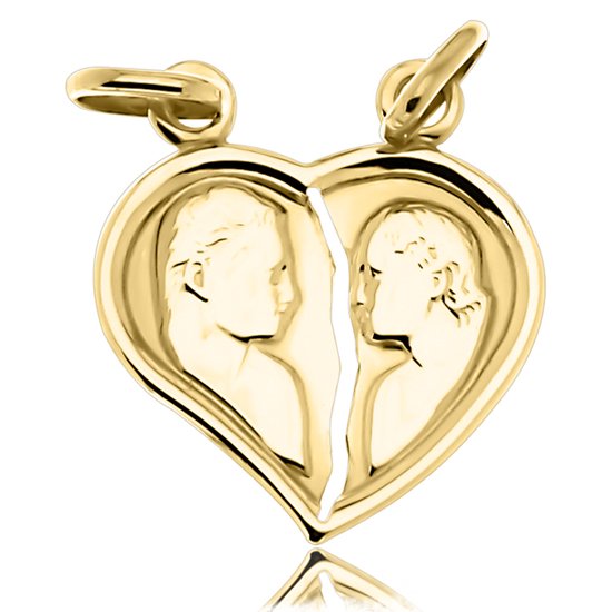 Bijoutier Zwartevalk - PENDENTIF EN OR 14 CARATS BREAKHEART 14.101.043