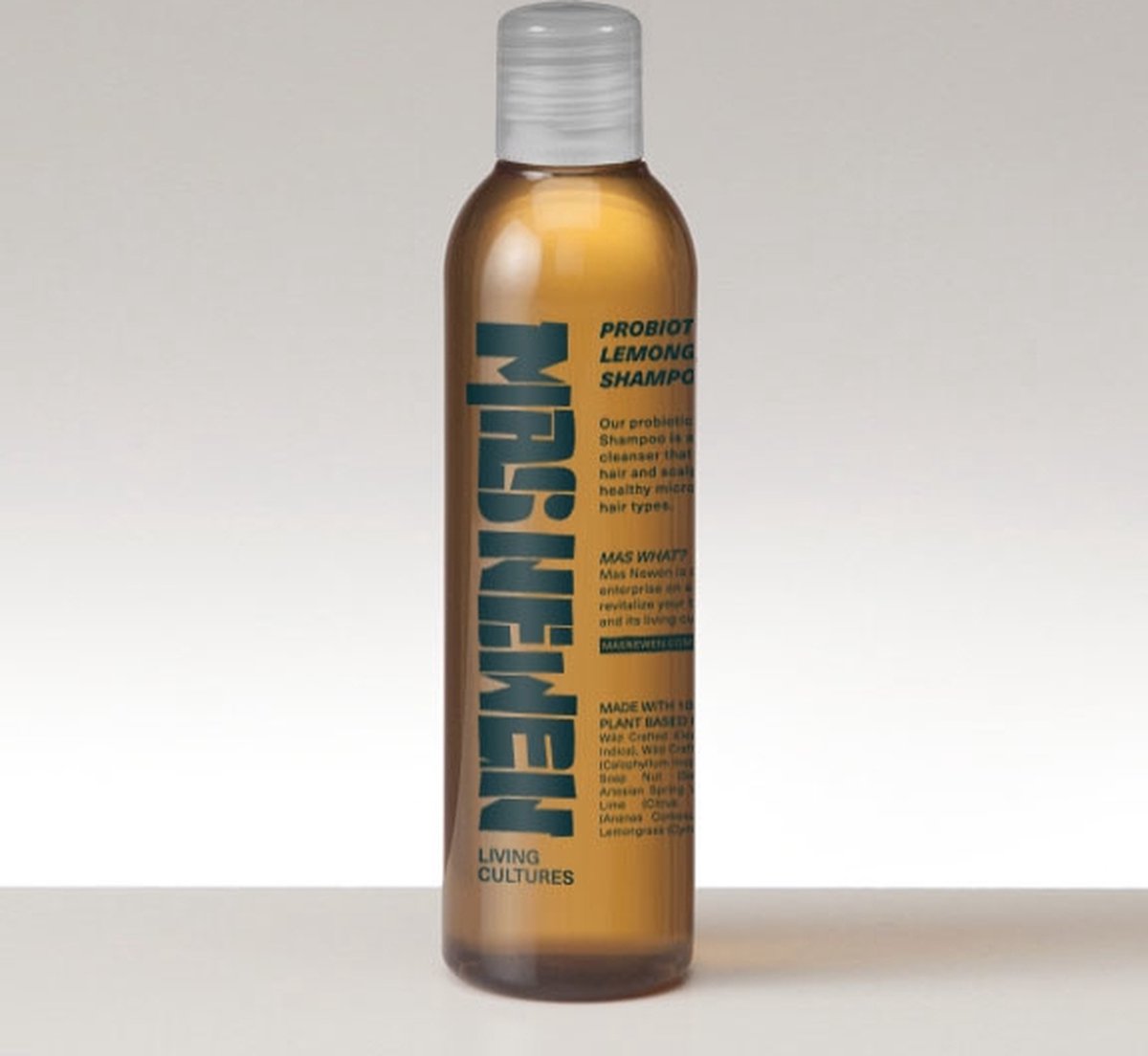 Mas Newen Shampoo Citroengras 250 ml | Shampoo zonder parabenen en sulfaten | Natuurlijke shampoo zonder chemicaliën