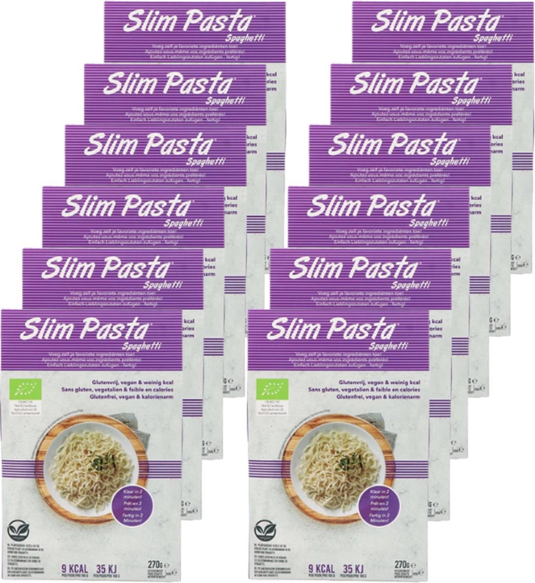 Slim | Pasta Spaghetti | 12 Stuks | 12 x 270g