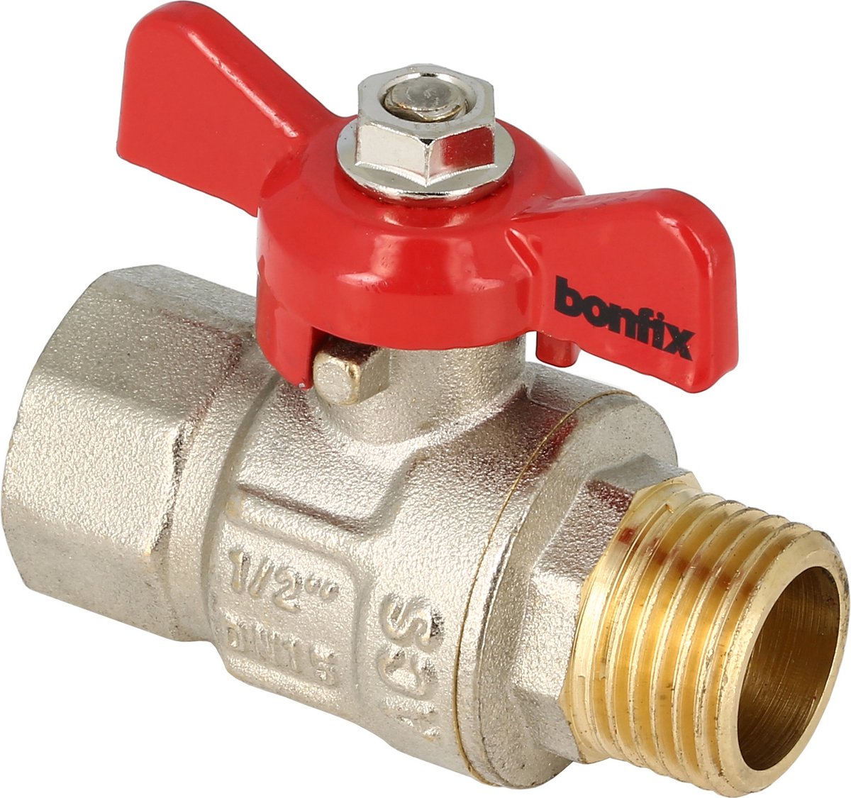 Bonfix kogelkraan vlinder 3/8 Bu x Bi