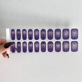 By Emily® Gel Nail Wraps & Gellak Stickers - Amethyst Dreamcatc - Nagelstickers - Gel Nagel Folie - DIY Manicure - Langhoudende Nail Art - UV LED Lamp Vereist - Trendy Designs - SpringNails - Nagels Inspiratie - Veilig voor Nagels - 20 Stickers
