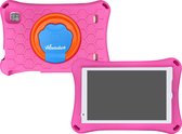 Kindertablet - Kindertablet vanaf 2 jaar - Tablet 8 inch - GRATIS SILICONEN HOESJE - PLASTIC BESCHERMFOLIE & HORLOGE MET EEN LEUKE KINDERBRIL! - 32 GB - leerzame tablet voor kinderen - Bluetooth - Wifi - spellen - camera - Roze