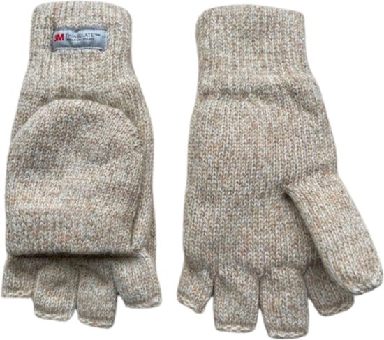 Vingerloze gebreide Midden Warme Handschoenen Vrouwen Arm Warm Meisje Winter Houd Zachte Handschoenen Sjaal Zwart Dames Winter Gebreid