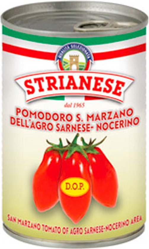 Strianese San Marzano tomaten DOP - Rega Pomodoro uit Italië - 1 x 400g