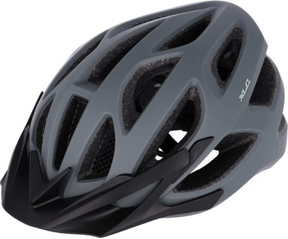 XLC BH-C33 Fietshelm Mannen & Vrouwen - Fietshelm Mountainbike Volwassenen - Grijs - 54-58cm