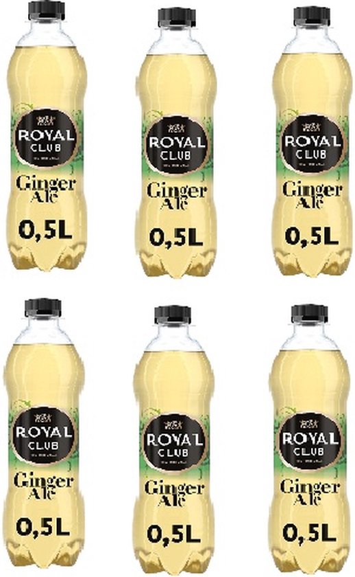 Royal Club Bitter citron 0% sucre 1 litre par bouteille pet, rétractable 6  bouteilles