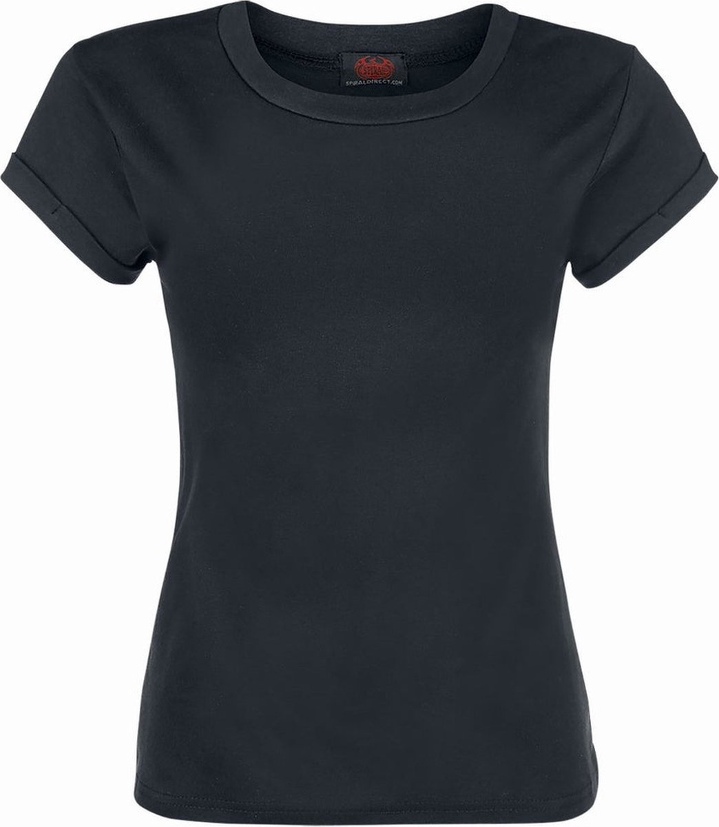 Spiral - Urban Fashion Kinder Tshirt - XXL - Zwart