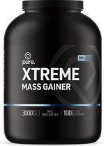 PURE Xtreme Mass Gainer - banaan - 3000gr - eiwitten - weight gainer - koolhydraten