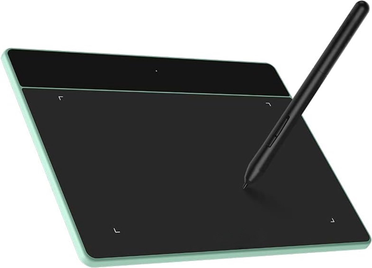 XP PEN - Tekentablet - Bluetooth - Drawing tablet - Tilt control - Grafische tablet - 60° Helling - Incl. Pen - Appel Groen
