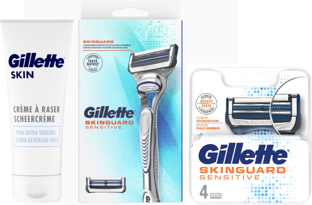 Goedkoopste Gillette Cadeauset Scheerset Skinguard