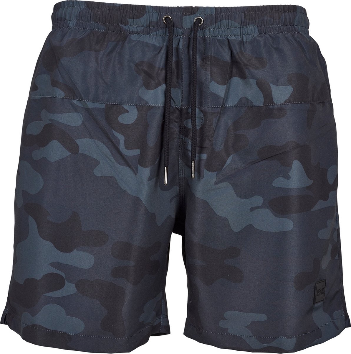 Urban Classics Swimshort Dark Camo Zwembroek Zwart