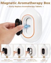 Aroma Toiletborstel van siliconen, wandmontage, staande badkamer met sneldrogende standaard, zwart (4 geuren)
