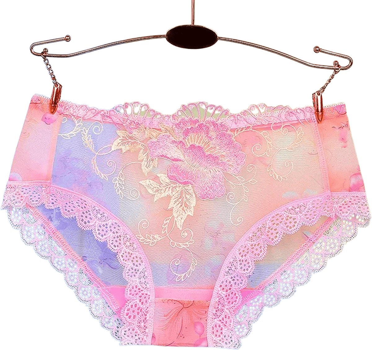 SissyMarket - Princess Diamonds panties - Slip - One-size - Pink
